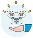 Квадрокоптер-иконка